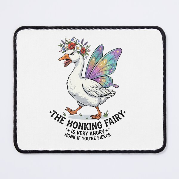 Item preview, The Honking Fairy Duck designed and sold by dreamkaistudios.
