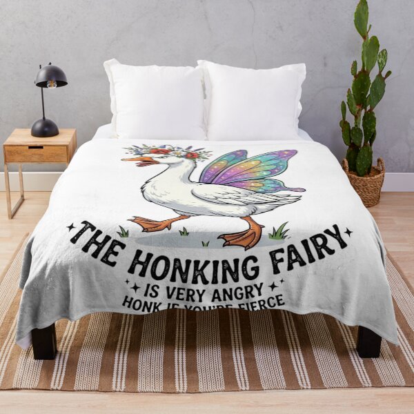 Item preview, The Honking Fairy Duck designed and sold by dreamkaistudios.
