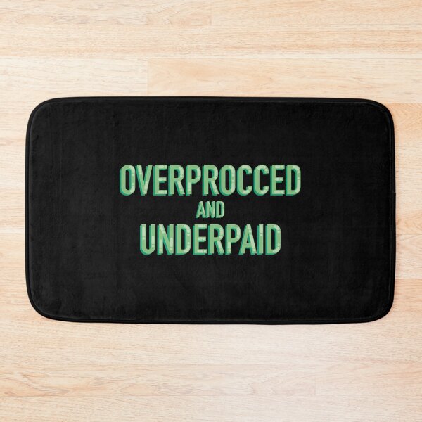 Item preview, Overprocced And Underpaid Pixel Fantasy Gaming Sticker Decal designed and sold by alexmaushaus.
