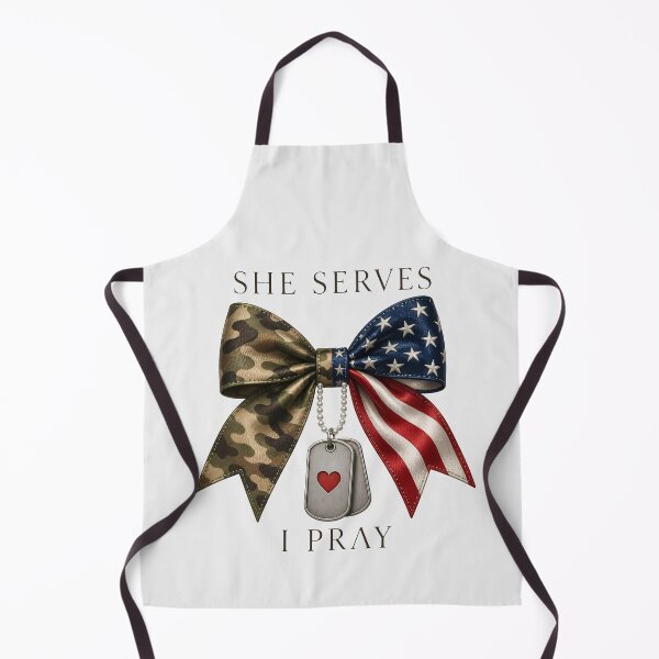 Item preview, Military Mom Prayer Camo Heart Bow Design designed and sold by VectorJoy.