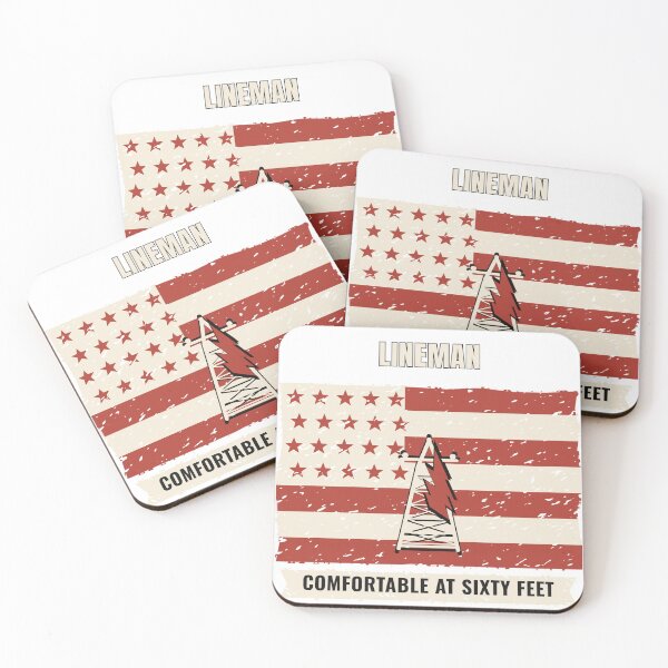 Item preview, Comfortable At Sixty Feet Lineman designed and sold by itchywook.