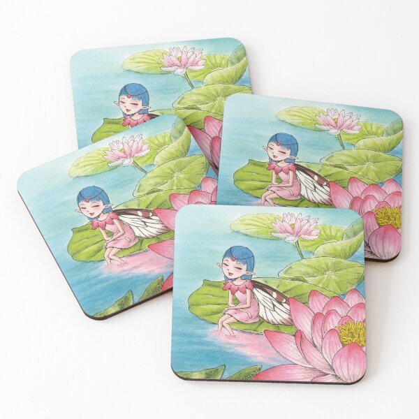 Item preview, May 8th birthday flower Water Lily Fairy designed and sold by birthflower.
