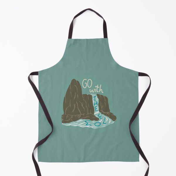 Item preview, Go With the Flow | Waterfall Nature Illustration designed and sold by aziza-doodles.