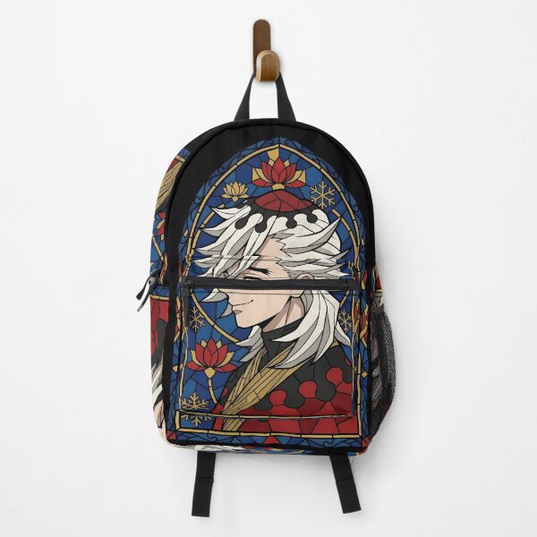 Item preview, Douma Demon Slayer Blue Stained Glass Lotus Profile designed and sold by mildaclairmo.