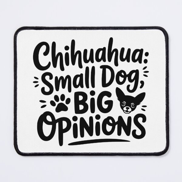 Item preview, Chihuahua Small Dog Big Opinions designed and sold by theartfulaspie.