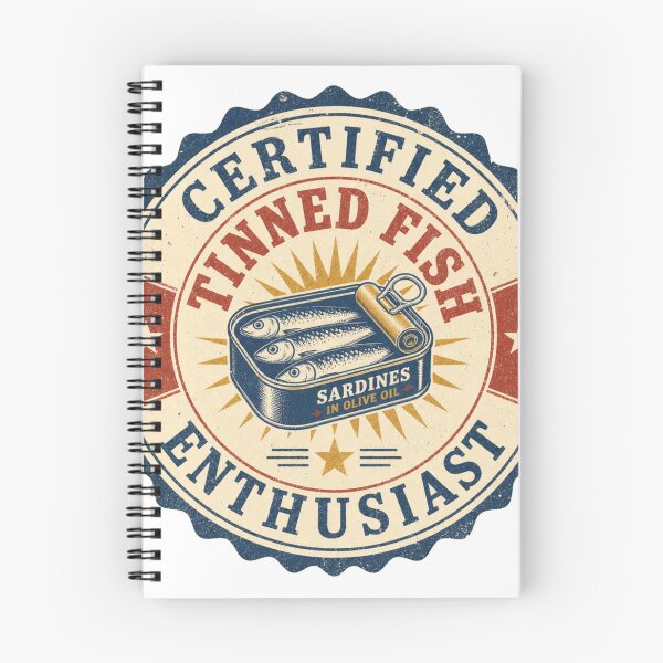 Item preview, Certified Tinned Fish Enthusiast seal designed and sold by BoosterShop.