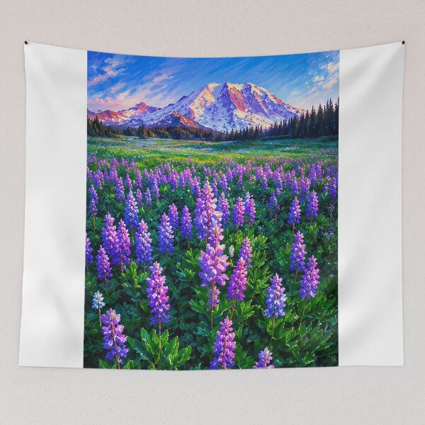 Item preview, Beautiful wild flowers blooming during twilight designed and sold by anelisaaniego.