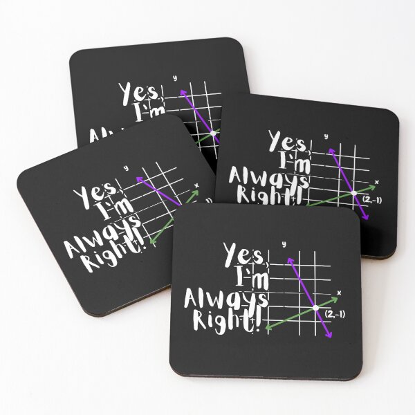 Item preview, Yes Im Always Right Funny Math Puns Teacher Student designed and sold by Dondonmart.