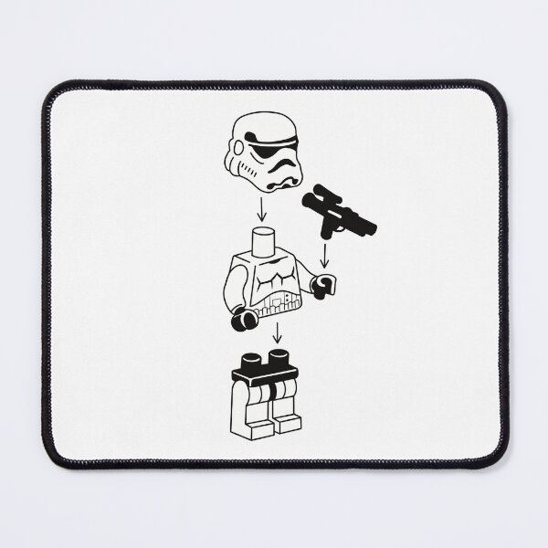 Item preview, Brick Mini Figure Assembly Guide – Space Trooper Building Instructions Art designed and sold by aziza-doodles.