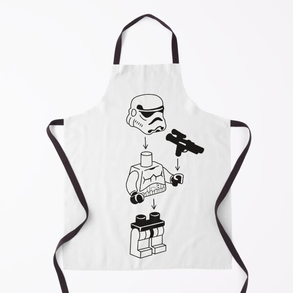 Item preview, Brick Mini Figure Assembly Guide – Space Trooper Building Instructions Art designed and sold by aziza-doodles.