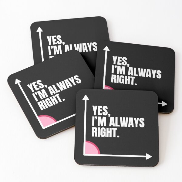 Item preview, Yes Im Always Right Funny Math Puns Teacher Student designed and sold by Dondonmart.