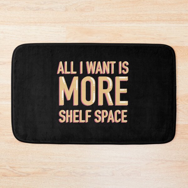Item preview, All I Want Is More Shelf Space Holiday Reader Sticker Decal designed and sold by alexmaushaus.