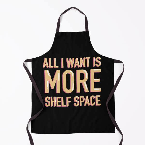 Item preview, All I Want Is More Shelf Space Holiday Reader Sticker Decal designed and sold by alexmaushaus.