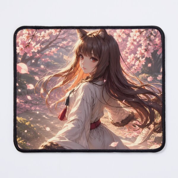 Item preview, Holo Spice and Wolf Cherry Blossom Dance designed and sold by mildaclairmo.