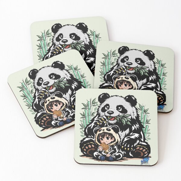 Item preview, Bao and Zhen - Chibi Boy and Giant Panda Guardian designed and sold by Lazarusltd.