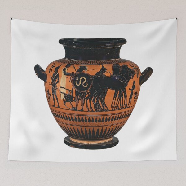 Item preview, Ancient Greek Terracotta Stamnos (Wine Jar) designed and sold by AnimaliaStar.