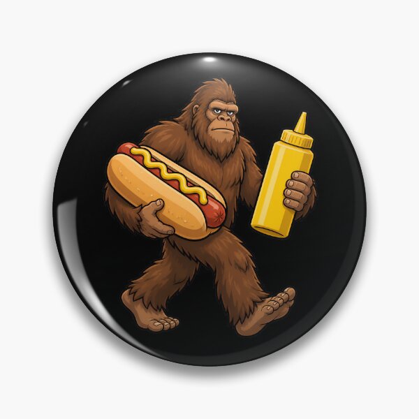Item preview, Bigfoot Hot Dog 4th Of July Funny Hot Dog Bigfoot Gear designed and sold by DynamicDesign.