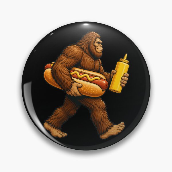 Item preview, Bigfoot Hot Dog 4th Of July Funny Hot Dog Bigfoot Gear designed and sold by DynamicDesign.