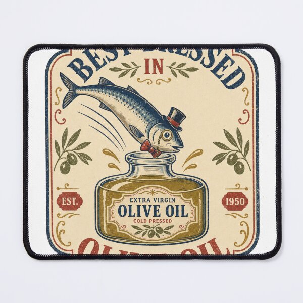 Item preview, Best Dressed in Olive Oil Fine Sardine designed and sold by BoosterShop.