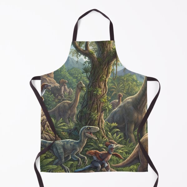 Item preview, Jungle Rex Dinosaur World Jurassic Landscape Art designed and sold by ART ATTACK ZONE.