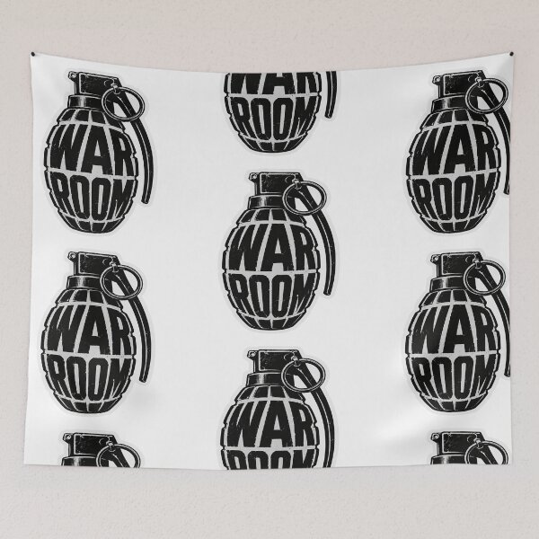Item preview, War Room Tactical Grenade Minimal Military Typography Graphic designed and sold by Abidel.