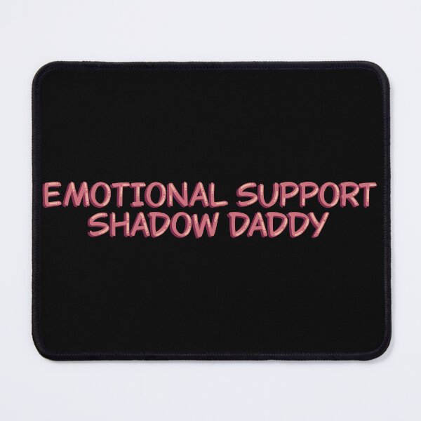 Item preview, Emotional Support Shadow Daddy Pink Romantasy Reader Sticker designed and sold by alexmaushaus.