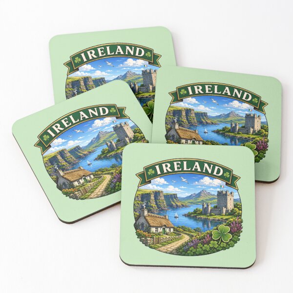 Item preview, Ireland - Cliffs, Castle & Countryside designed and sold by Myra365Art.