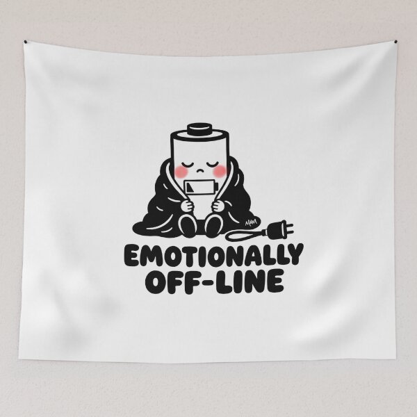 Item preview, Emotionally Off-line designed and sold by ArtbyMAM.