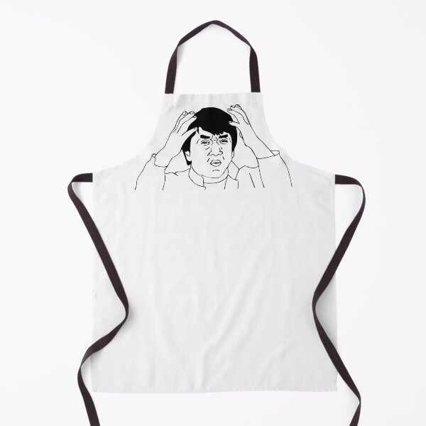 Item preview, Jackie Chan WTF Meme - Funny Black and White Clipart designed and sold by DGMaxShop.