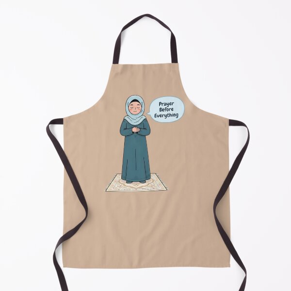 Item preview, Prayer Before Everything Muslim Girl Sticker | Cute Islamic Hijab Cartoon | Islamic Motivation designed and sold by Noor_Creations.