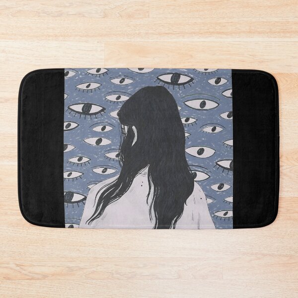 Item preview, Noticed Afraid Seen Blue Eye Pattern Illustration designed and sold by PlanetSerpo.