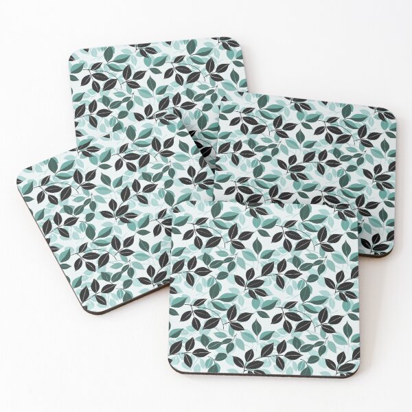 Item preview, Little Leaves Seafoam Mint designed and sold by Eclectic Monkey.
