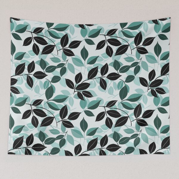 Item preview, Little Leaves Seafoam Mint designed and sold by Eclectic Monkey.