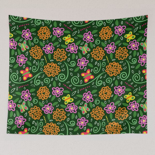 Item preview, Whimsical Wildflower & Butterfly Garden designed and sold by Clara Rennó.