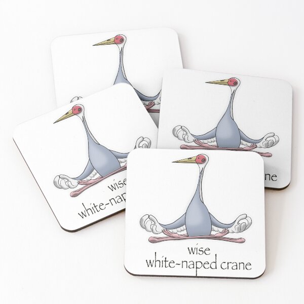 Item preview, The wise white-named crane designed and sold by nerdy-birdie.