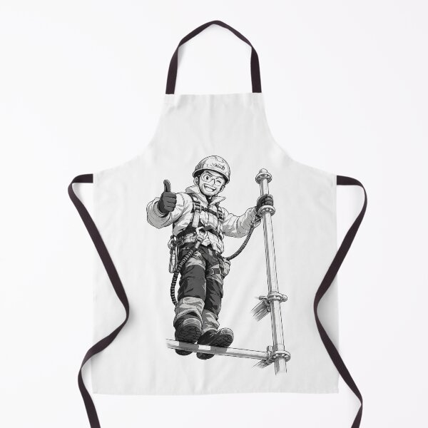 Item preview, Scaffold Builder Thumbs Up Manga Illustration designed and sold by WildHorizonArtDk.