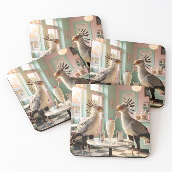 Item preview, Secretary Birds Split a Malt designed and sold by Tridentulus.