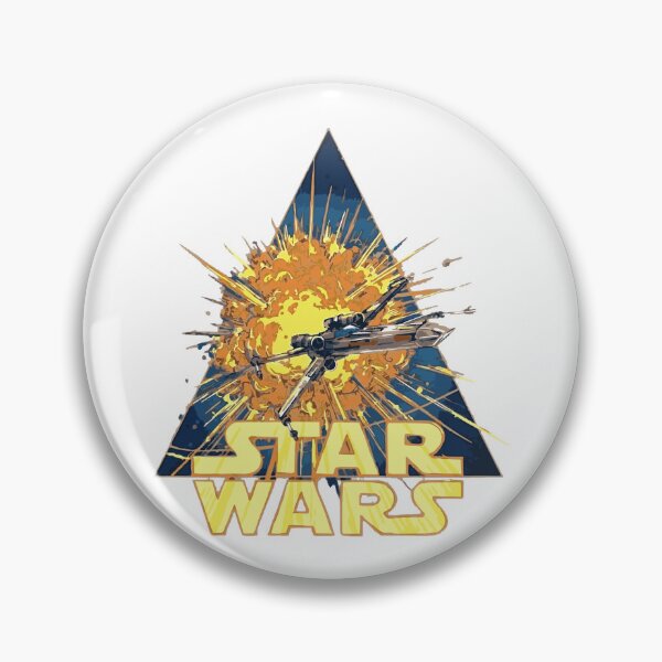 Item preview, X Wing Inside Rebel Triangle Star Wars Explosion Artwork designed and sold by GeekMix.