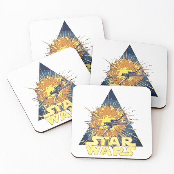 Item preview, X Wing Inside Rebel Triangle Star Wars Explosion Artwork designed and sold by GeekMix.