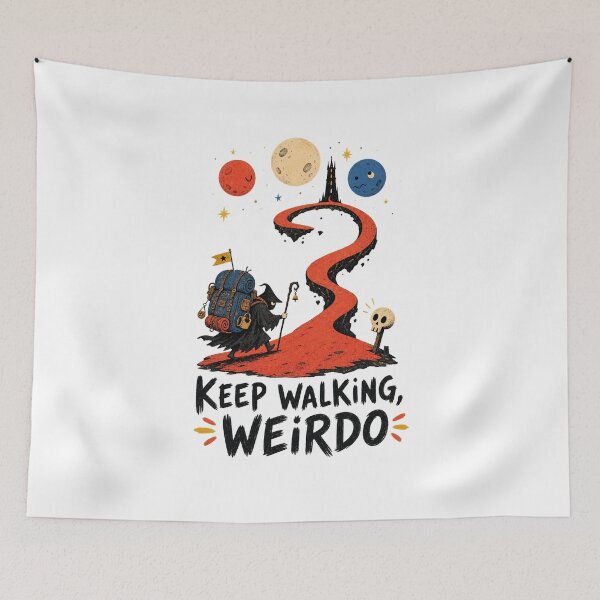 Item preview, Keep Walking, Weirdo designed and sold by Sonic Nova Studios.
