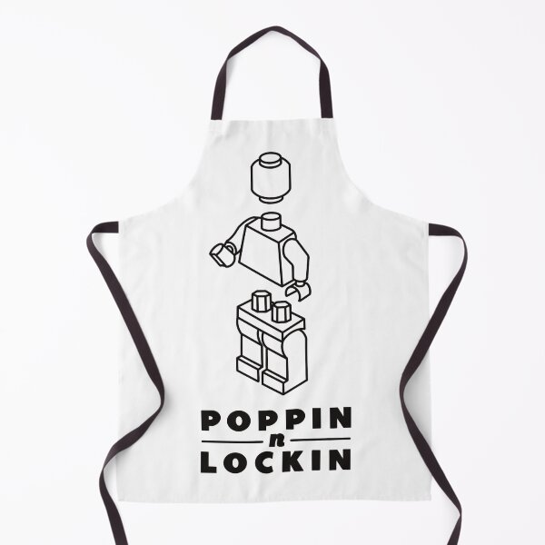 Item preview, Brick Mini Figure art - Poppin & lockin designed and sold by aziza-doodles.