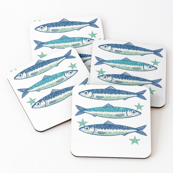 Item preview, Blue Star Sardines designed and sold by Idontwannaknow.
