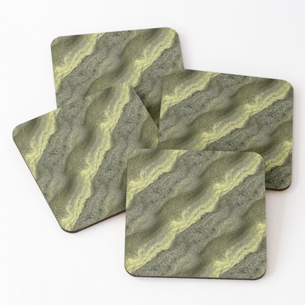 Item preview, Textured Sandbox Abstract Pattern in Earthy Green designed and sold by Artistestella.