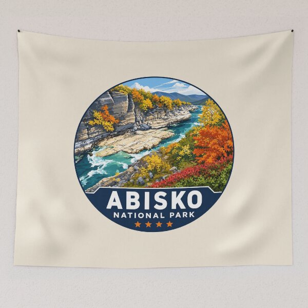 Item preview, Abisko National Park Sweden Northern Lights Mountain Landscape | Scandinavian Nature Design designed and sold by Gideon Emmerich.