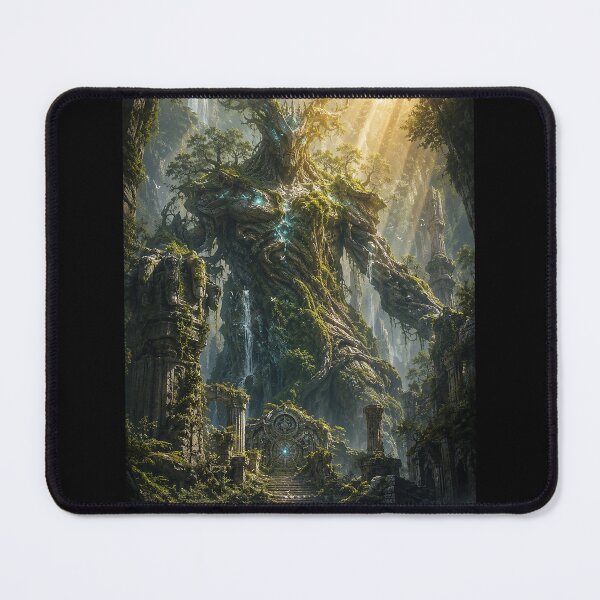 Item preview, Ancient Forest Guardian - Epic Fantasy Tree Giant Art | Mythical Nature Spirit designed and sold by DirtyGirlGraphics.
