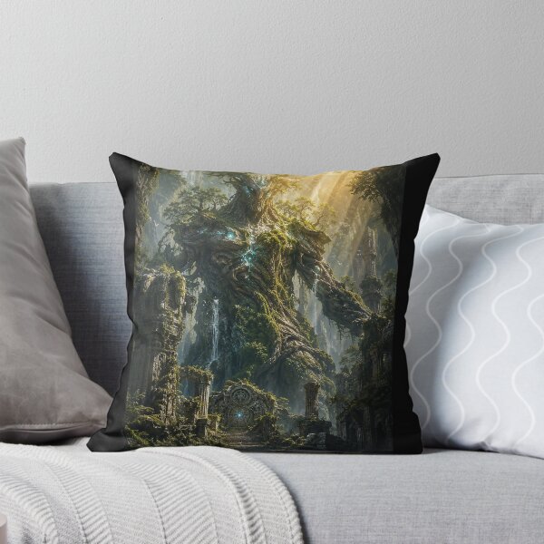 Item preview, Ancient Forest Guardian - Epic Fantasy Tree Giant Art | Mythical Nature Spirit designed and sold by DirtyGirlGraphics.