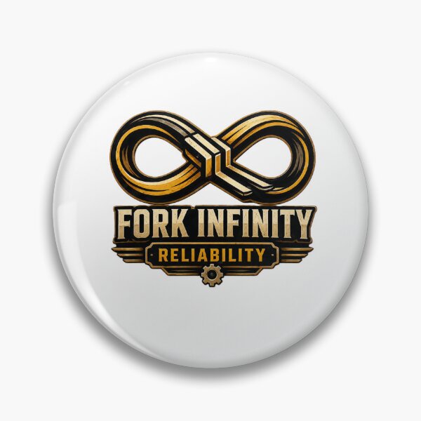 Item preview, Fork Infinity Reliability Warehouse Logo designed and sold by RetroNibylander.