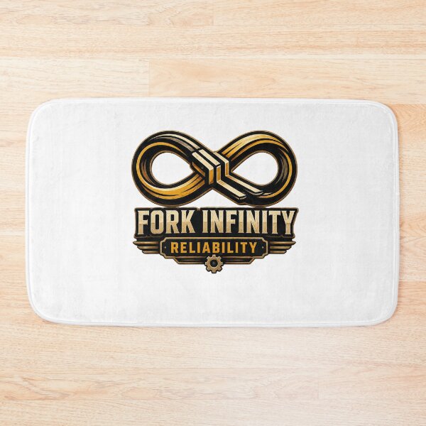 Item preview, Fork Infinity Reliability Warehouse Logo designed and sold by RetroNibylander.