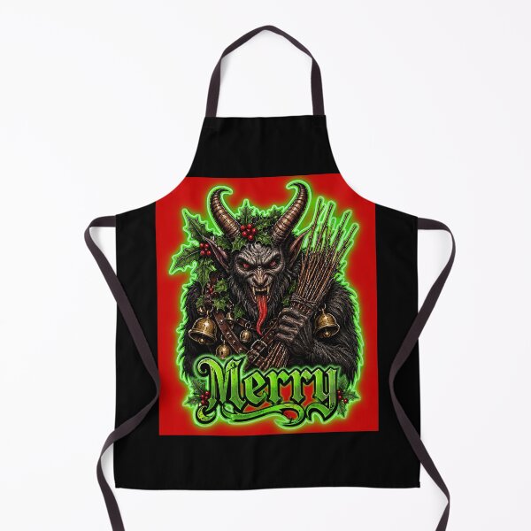 Artikelvorschau, Krampus Frohe Weihnachten Festtagsdesign entworfen und verkauft von Witch Joseph.