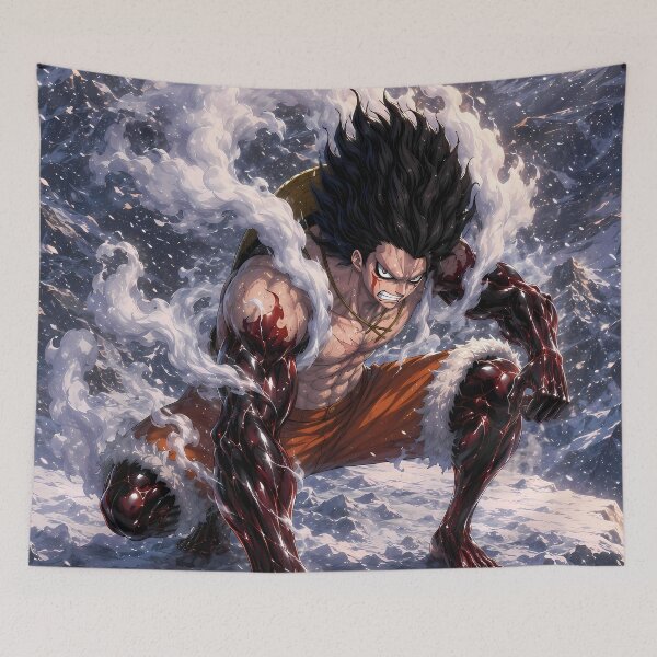 Item preview, Monkey D Luffy One Piece Gear Four Snowy Mountain designed and sold by BrianRayan.